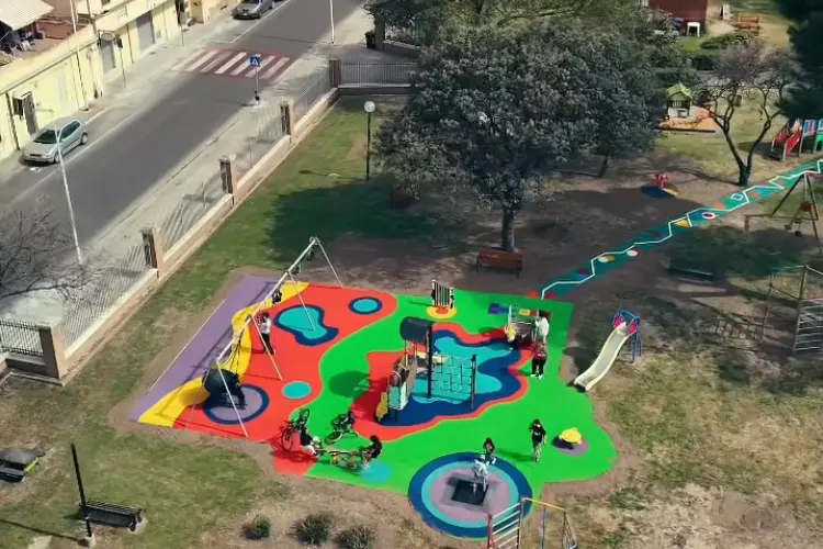 Parco giochi San Gavino (foto concessa)