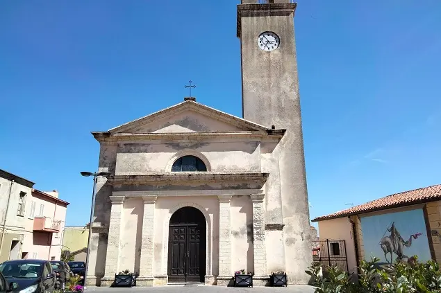 La Chiesa di San Giorgio Martire a Bonnanaro (foto Antonio Caria)