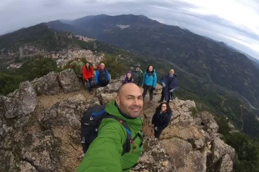 In primo piano Emiliano Franciosi (foto concessa)