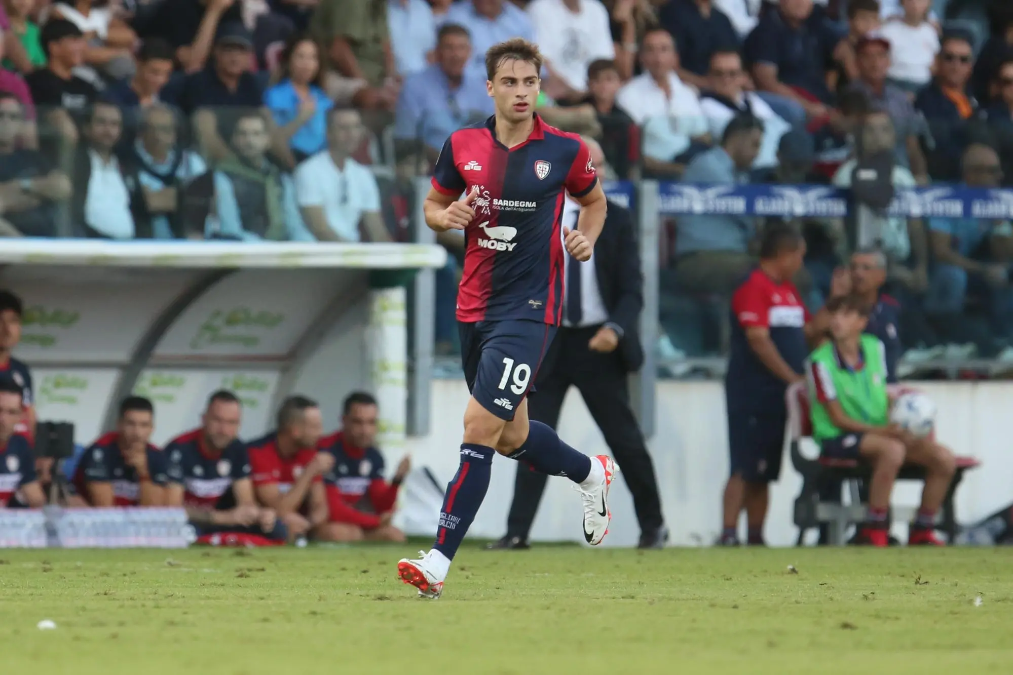 Oristanio, titolare contro il Genoa (foto Murru)