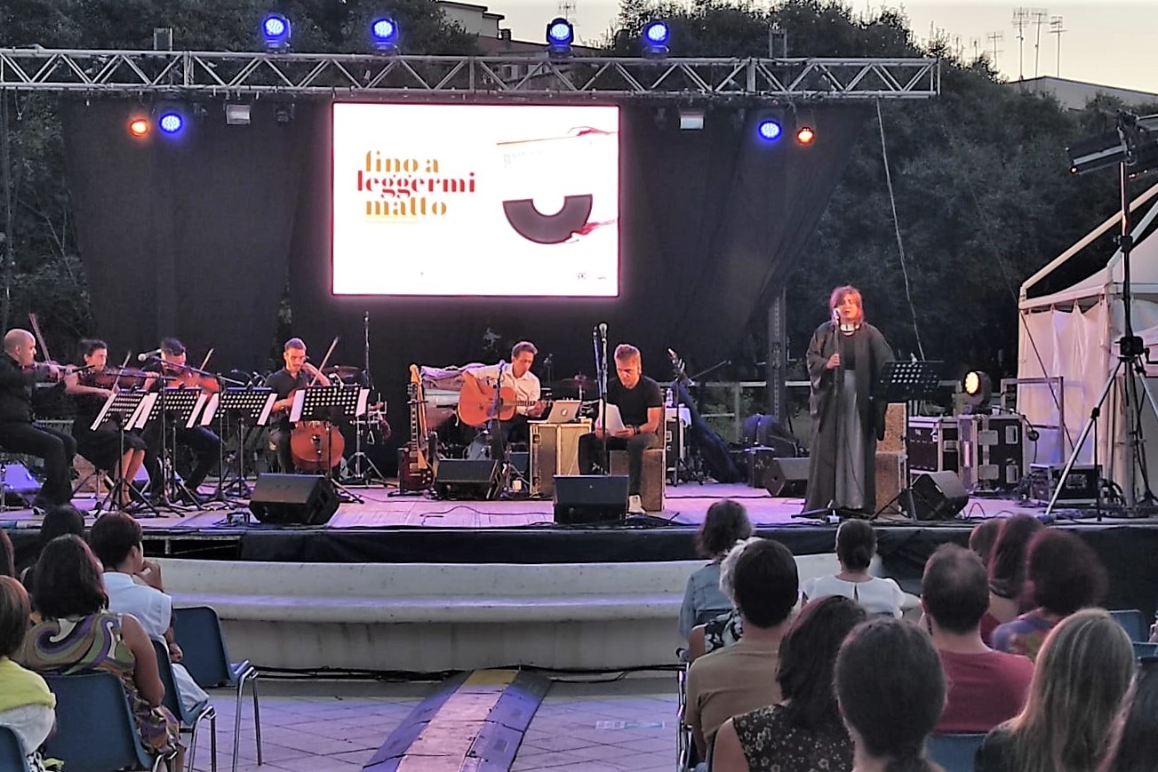Un momento del concerto dedicato a Pasolini (foto L'Unione Sarda - Marras)