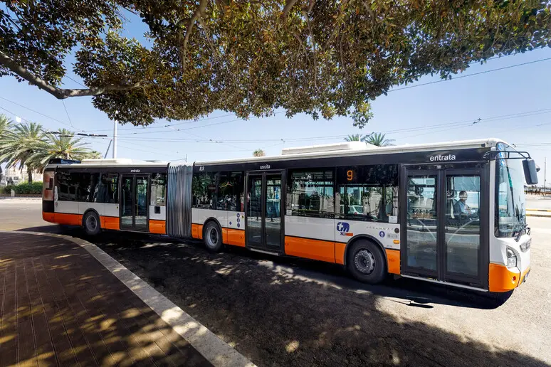 Un autobus (foto Ansa)