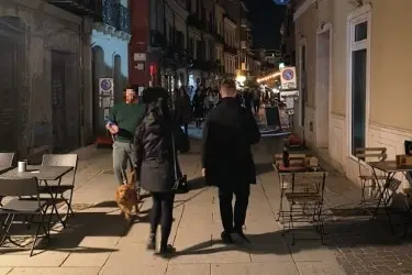 Il corso Vittorio Emanuele a Cagliari