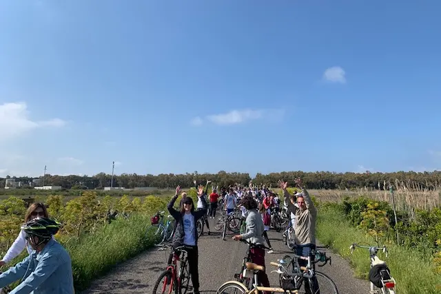La protesta per chiedere lo sblocco del progetto (foto Pinna)
