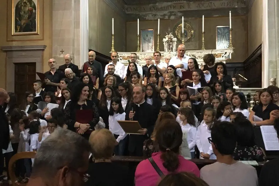 Il concerto nella chiesa di Santa Maria
