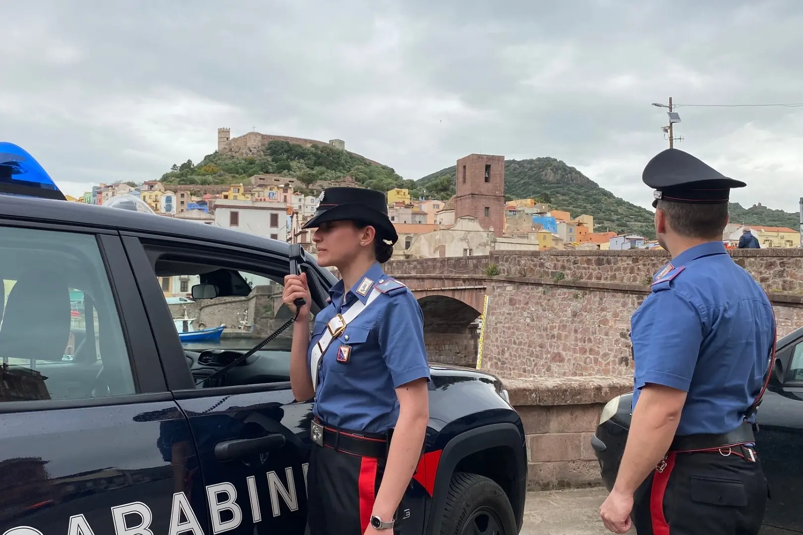 Carabinieri a Bosa