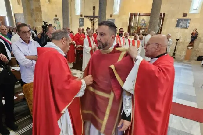 L'ordinazione del diacono Emanuele Piroddu (foto Pala)