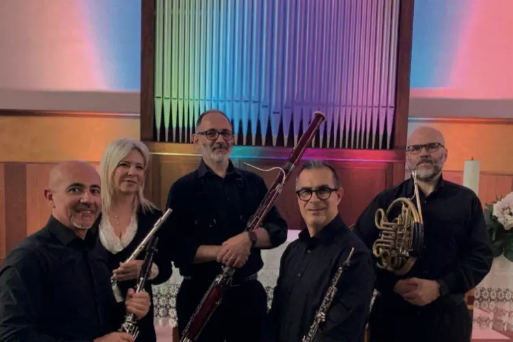 Il quintetto S'Alenu (foto concessa)