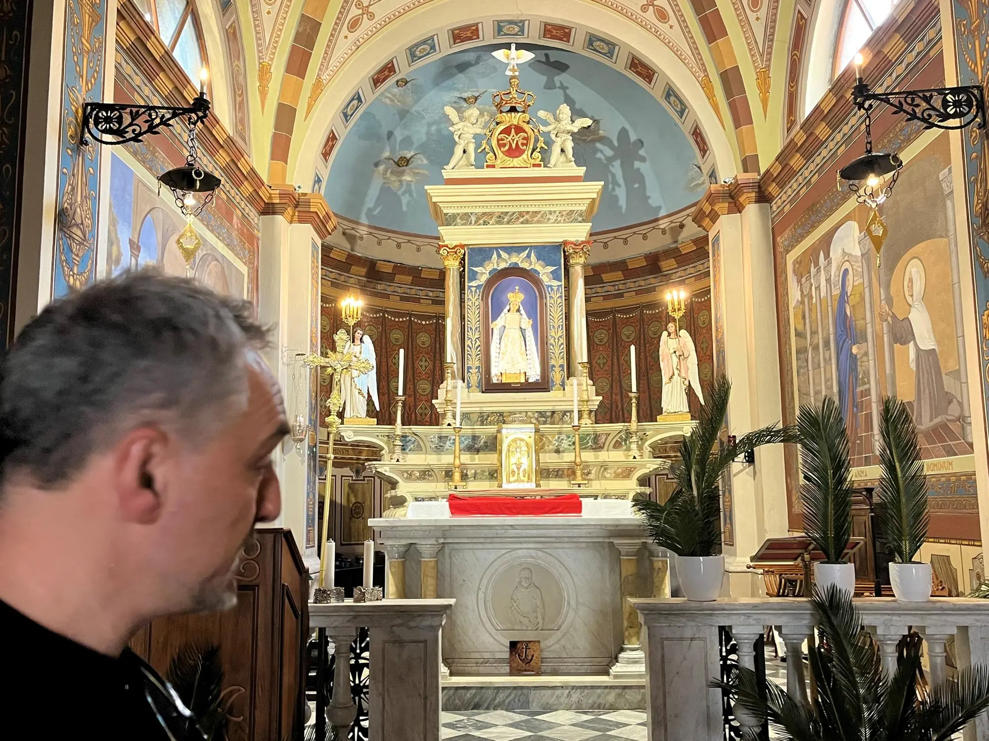 Luogosanto, la chiesa. Foto Mocci