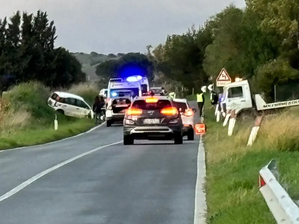 Il luogo dell'incidente costato la vita al diciannovenne a Sestu (Foto: Roberto Carta)