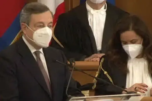 Mario Draghi (Ansa)