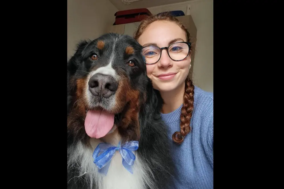 Francesca Rizzi e il suo Dogo (da Facebook)