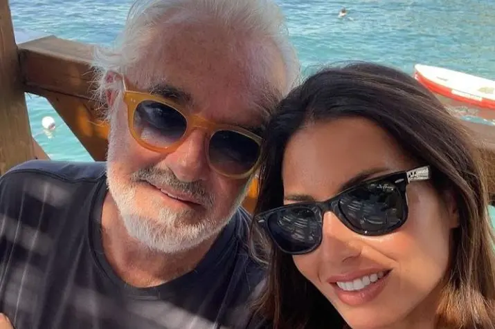 Flavio Briatore ed Elisabetta Gregoraci (foto Instagram)