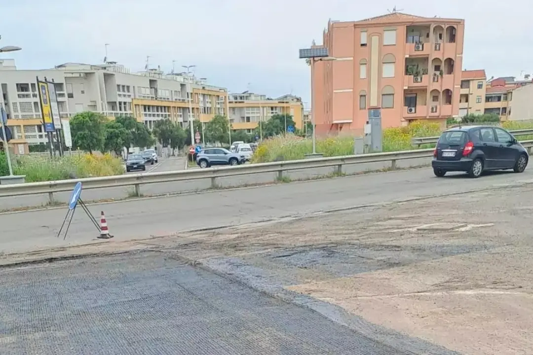 L'intervento in via Biora