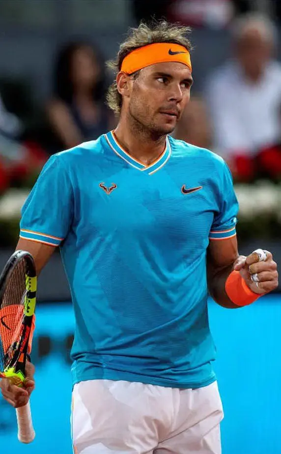 In una gara del Mutua Madrid Open 2019 (Ansa)
