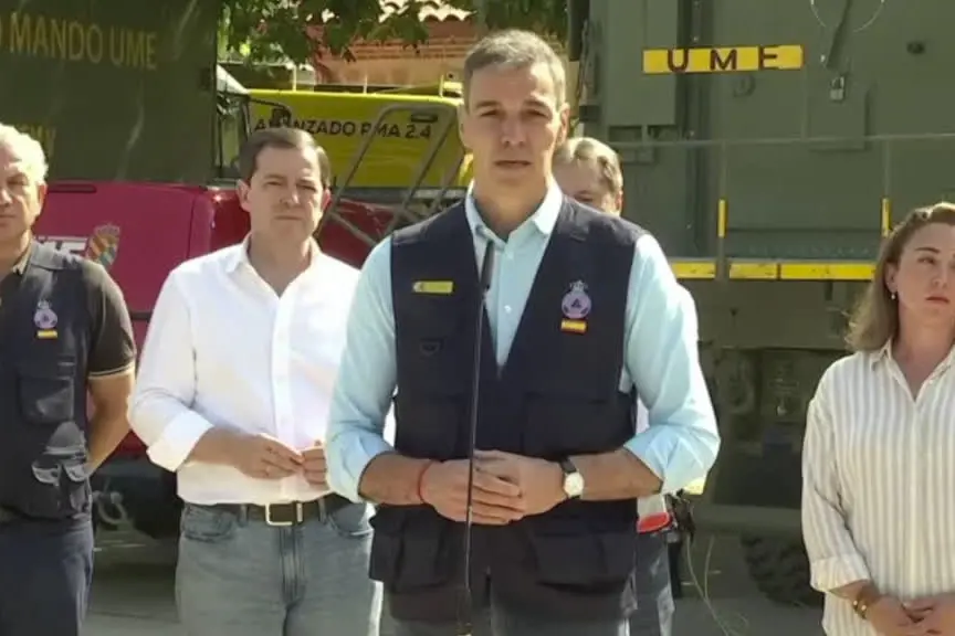 Sanchez ha revocato lo stato di emergenza per gli incendi boschivi