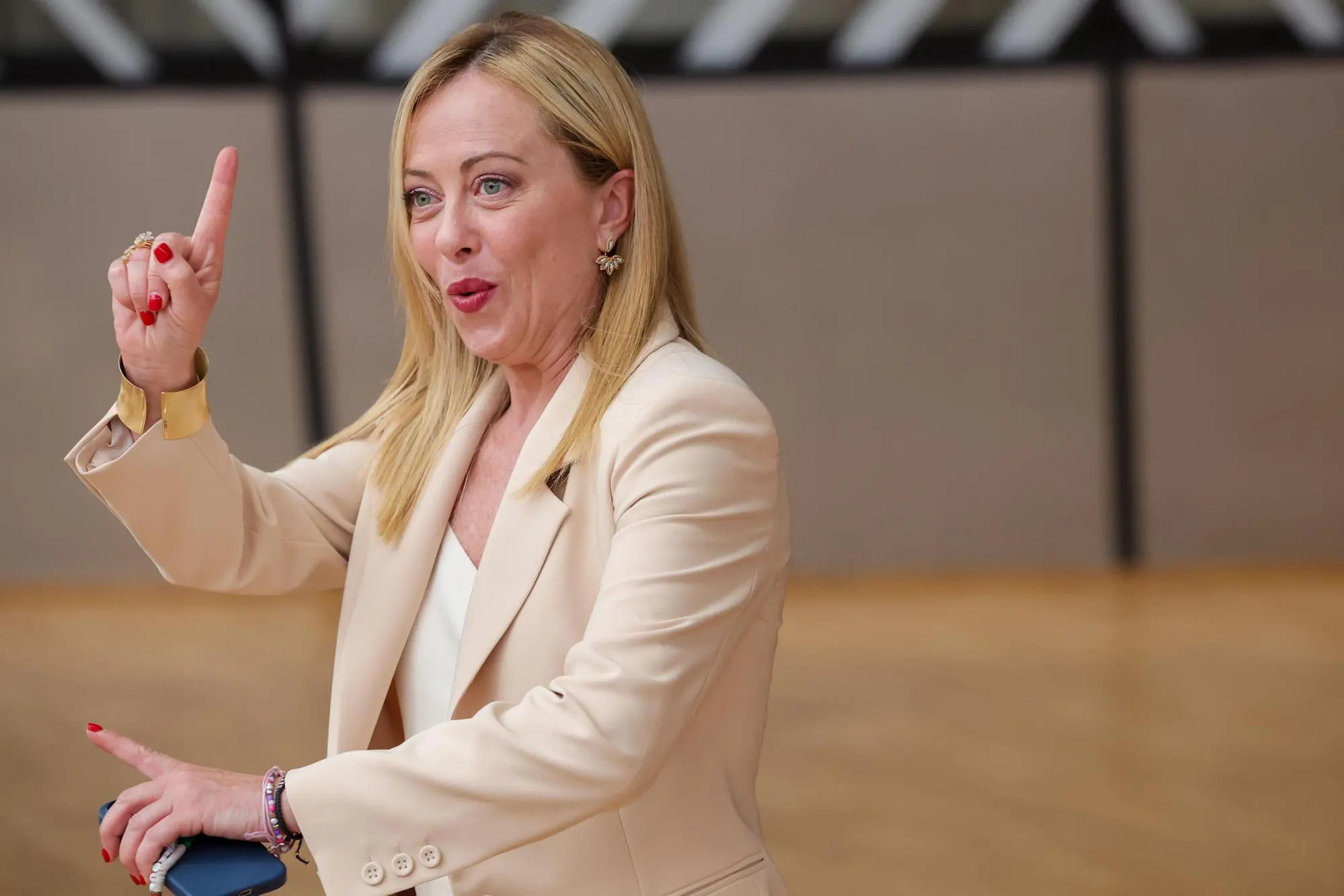 Giorgia Meloni (Ansa - Epa)