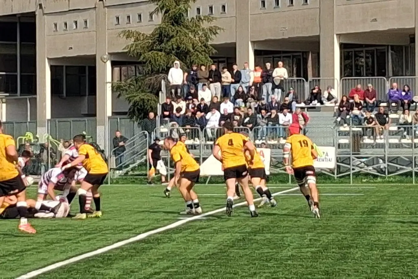 Un momento di un match dell'Olbia (foto concessa)