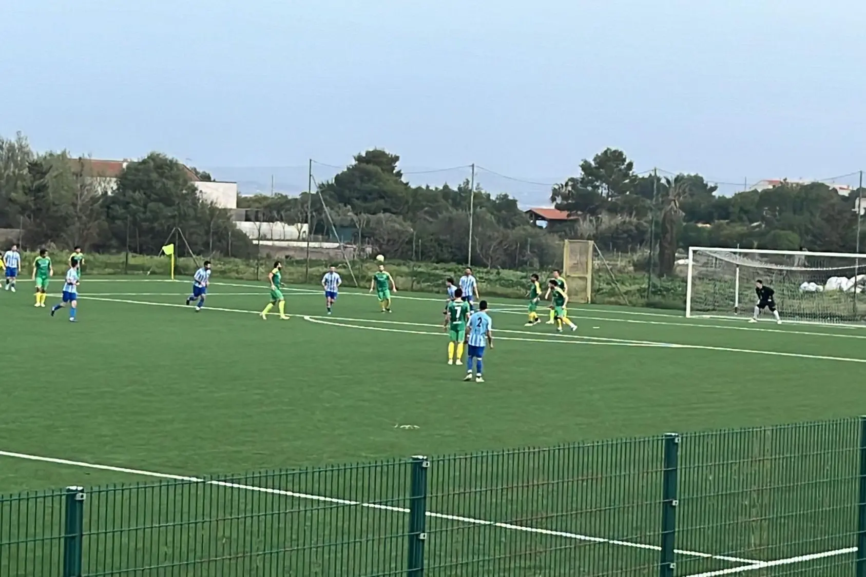 Una gara di campionato della Verde Isola. (Foto Scano)