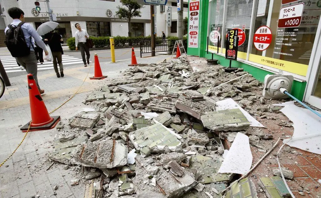 Giappone, violenta scossa di terremoto nella regione di Osaka