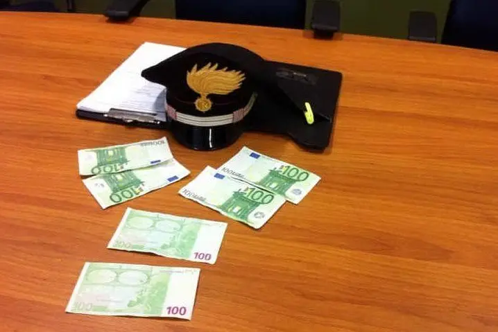 Le banconote sequestrate