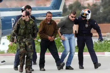 L'arresto del latitante Angelo Balzano. Foto Massimo Locci