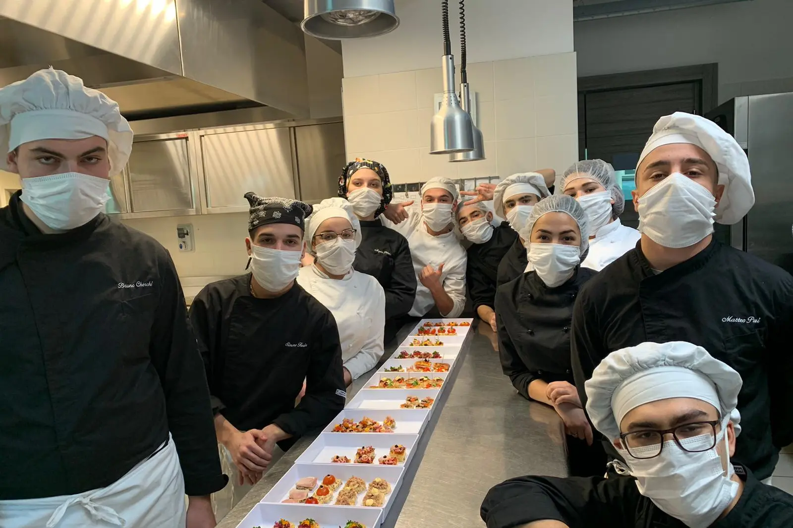 Gli allievi (foto Guarna)