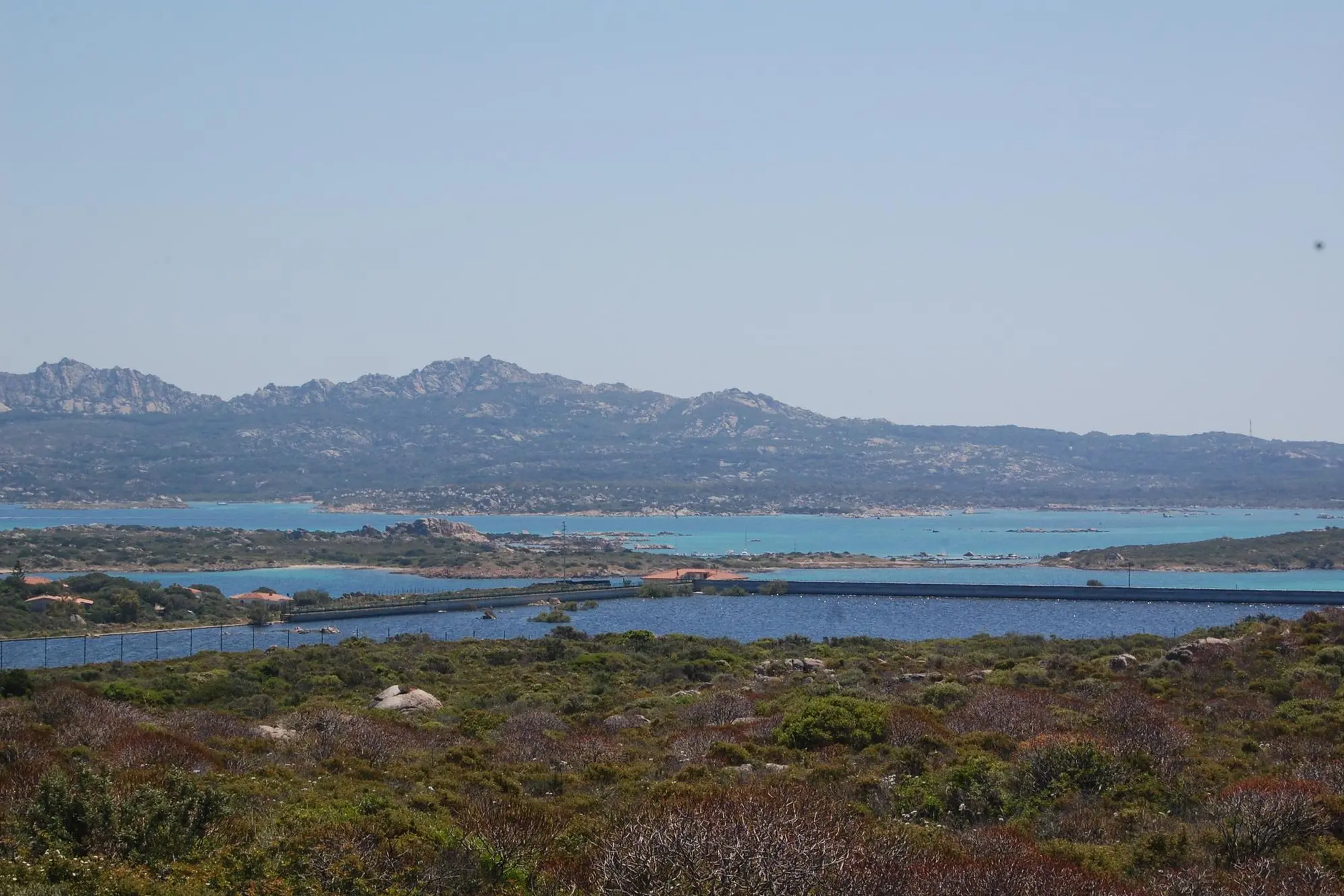La Maddalena, la zona della diga Puzzoni (foto Ronchi)