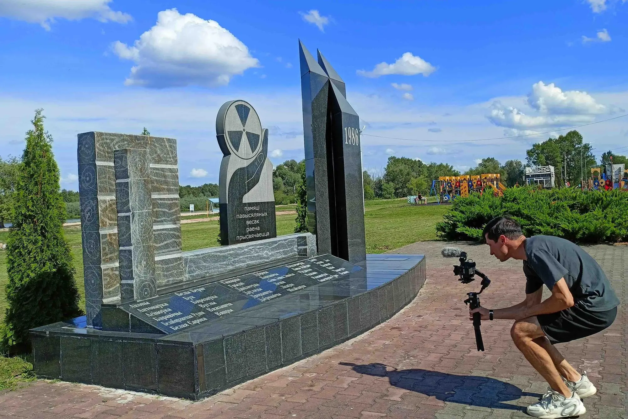 Le immagini al memoriale di Chernobyl (foto concessa)