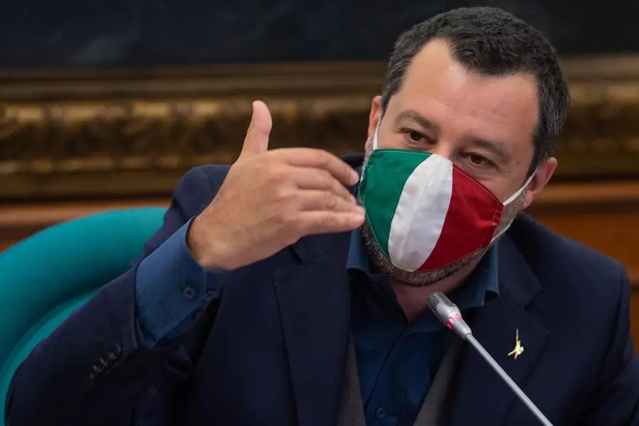 L'ex ministro dell'Interno Matteo Salvini (Ansa)