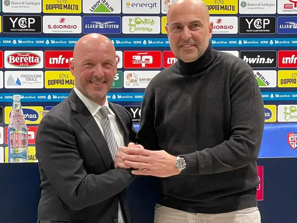 Tommaso Giulini e Maurizio Fiori (Foto L'Unione Sarda)