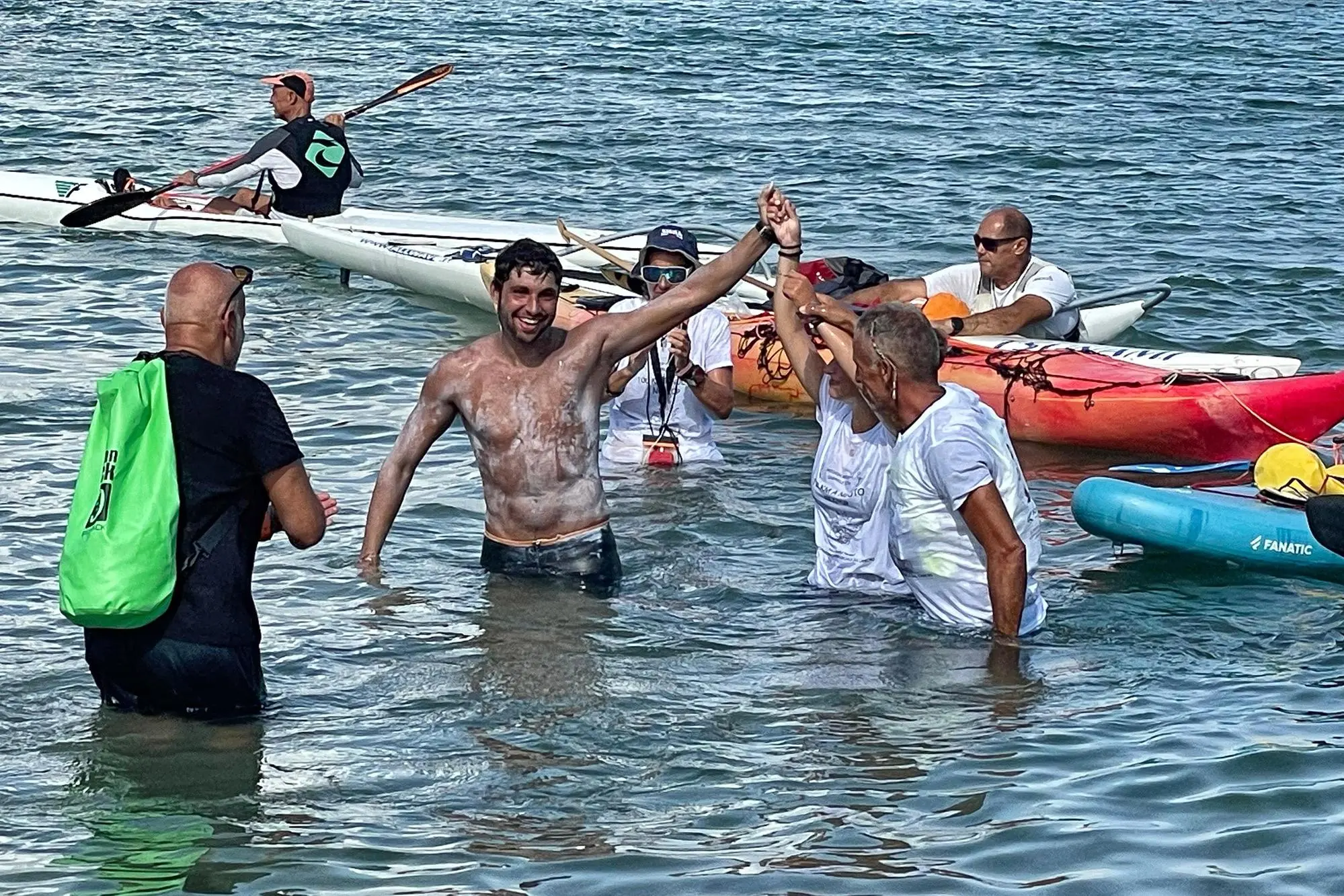 04 09 24 gabriele catta, l'arrivo a marina piccola - foto giuseppe ungari