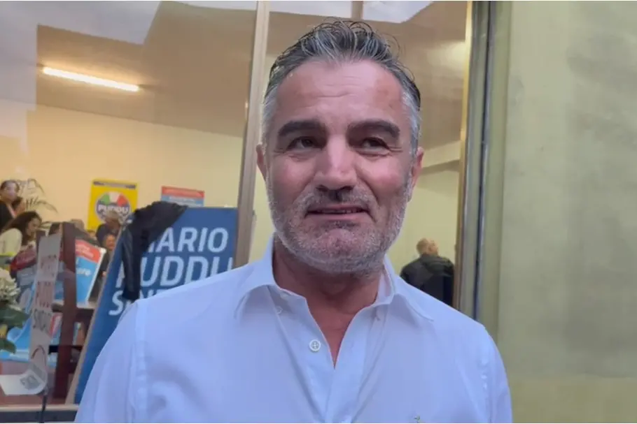Il  candidato sindaco di Assemini, Mario Puddu