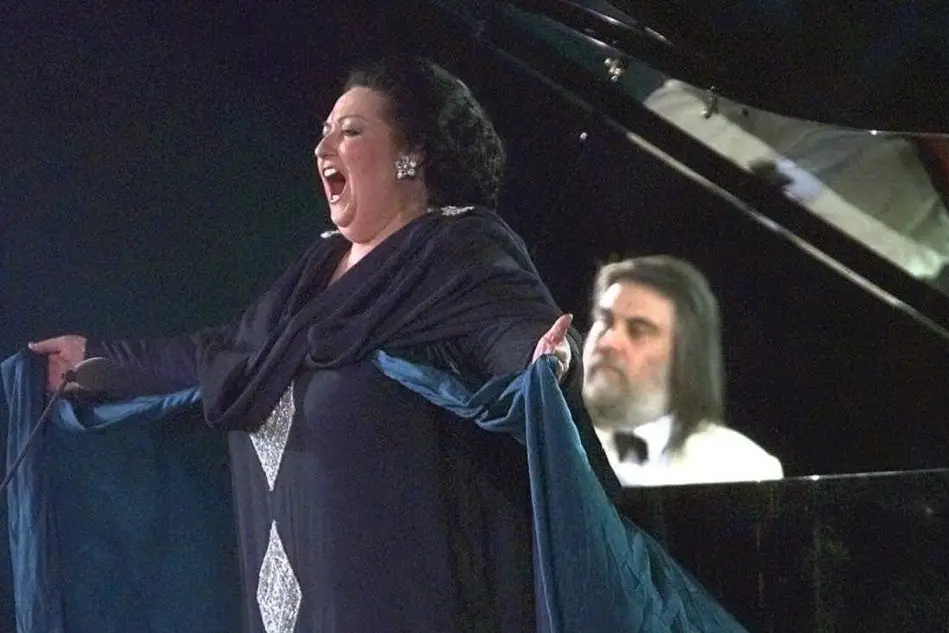 La soprano Montserrat Caballé (Ansa)