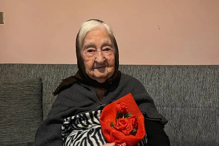 Peppina Corona ha compiuto 103 anni (foto Secci)