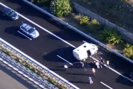 Il luogo della tentata rapina (foto Twitter polizia)