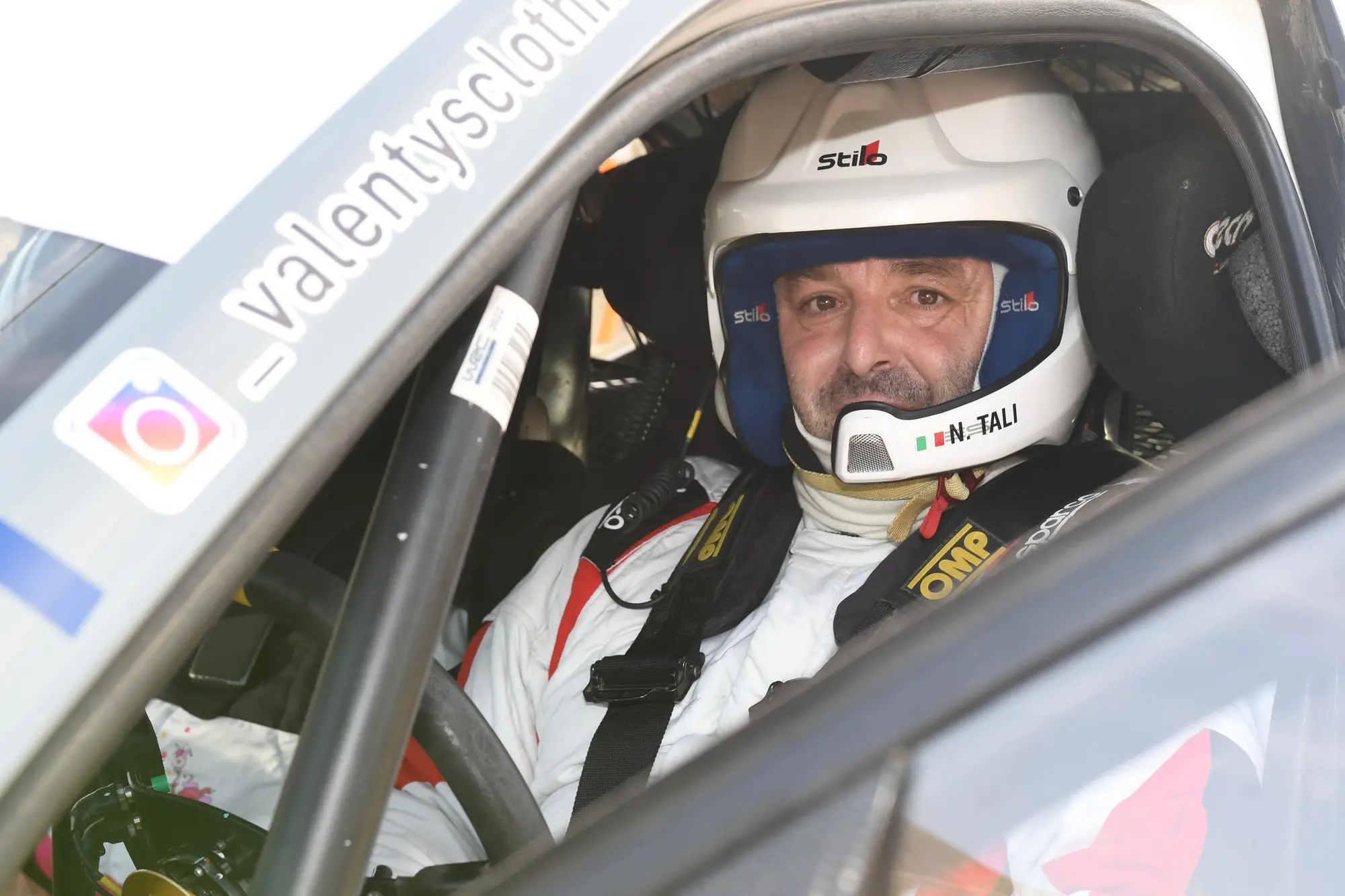 Il pilota Nicola Tali al Rally del Vermentino 2022 (foto Gianluca Laconi)