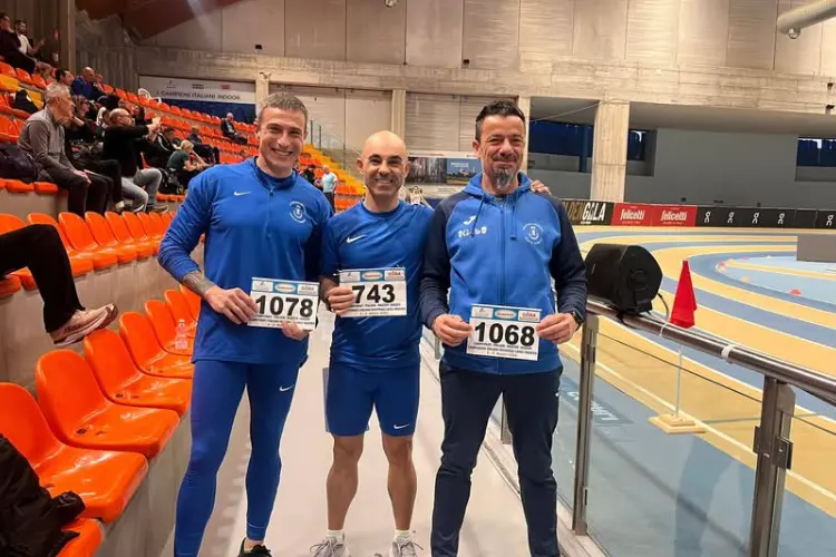 Gli atleti turritani Master (foto concessa)
