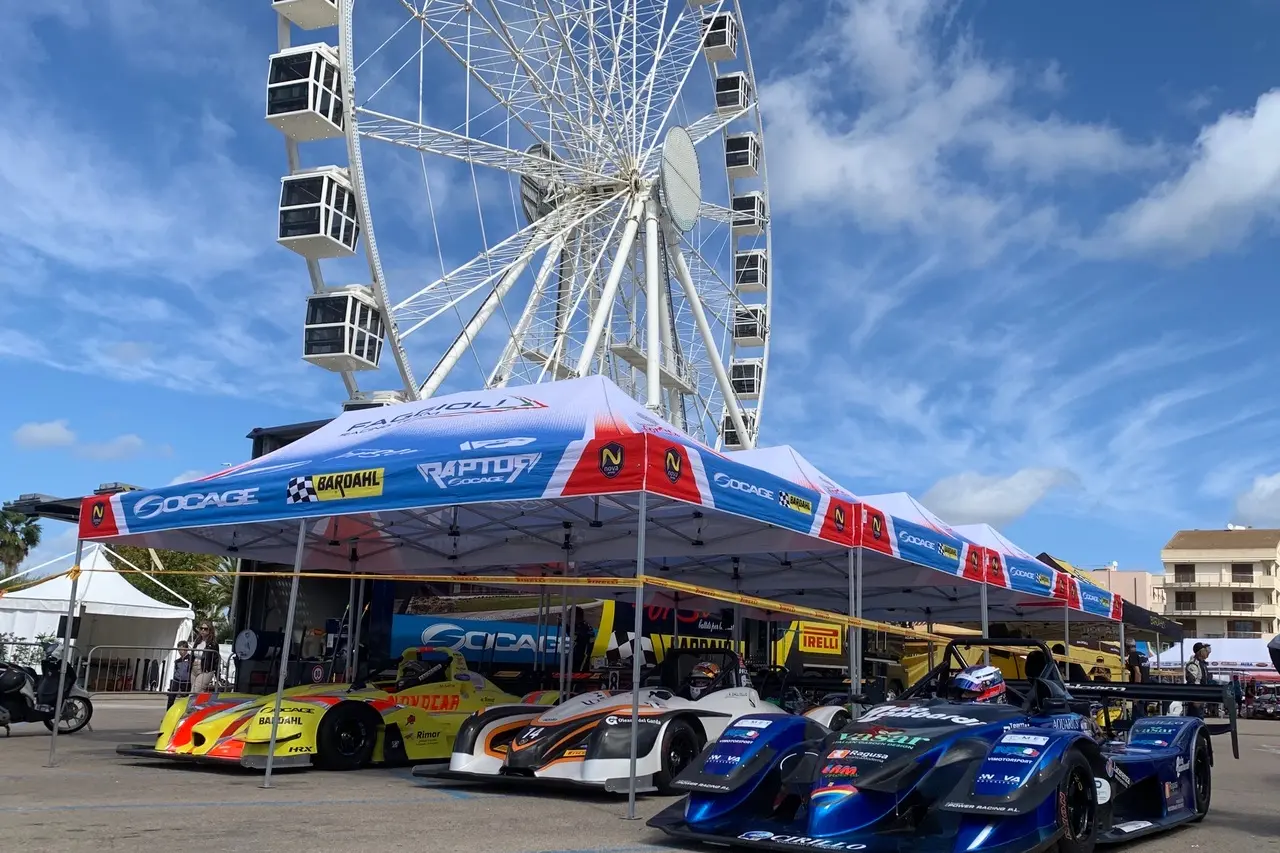 Il paddock della Alghero-Scala Piccada 2024 (foto Ac Sassari)