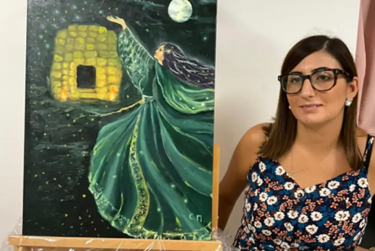 Il dipinto premiato di Chiara Masia (foto concessa)
