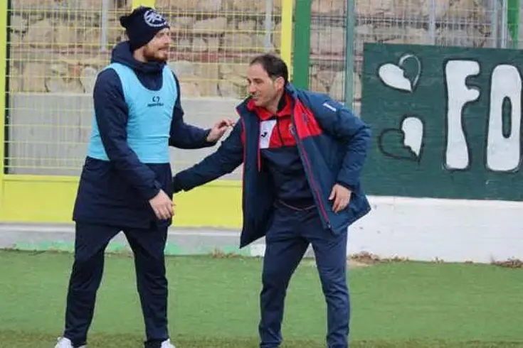 Sebastiano Pinna a destra (foto Andrea Serreli)