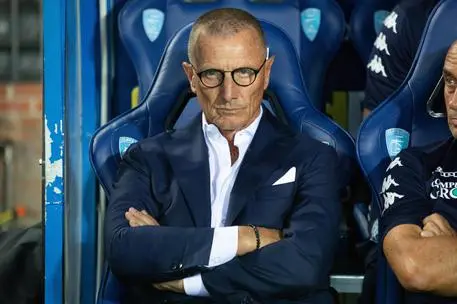 Empoli head coach Aurelio Andreazzoli during the Italian Serie A soccer match between Empoli and Cagliari at Carlo Castellani stadium in Empoli, Italy, 19 August 2018. ANSA/GIANNI NUCCI