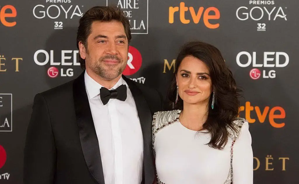Con il marito Javier Bardem