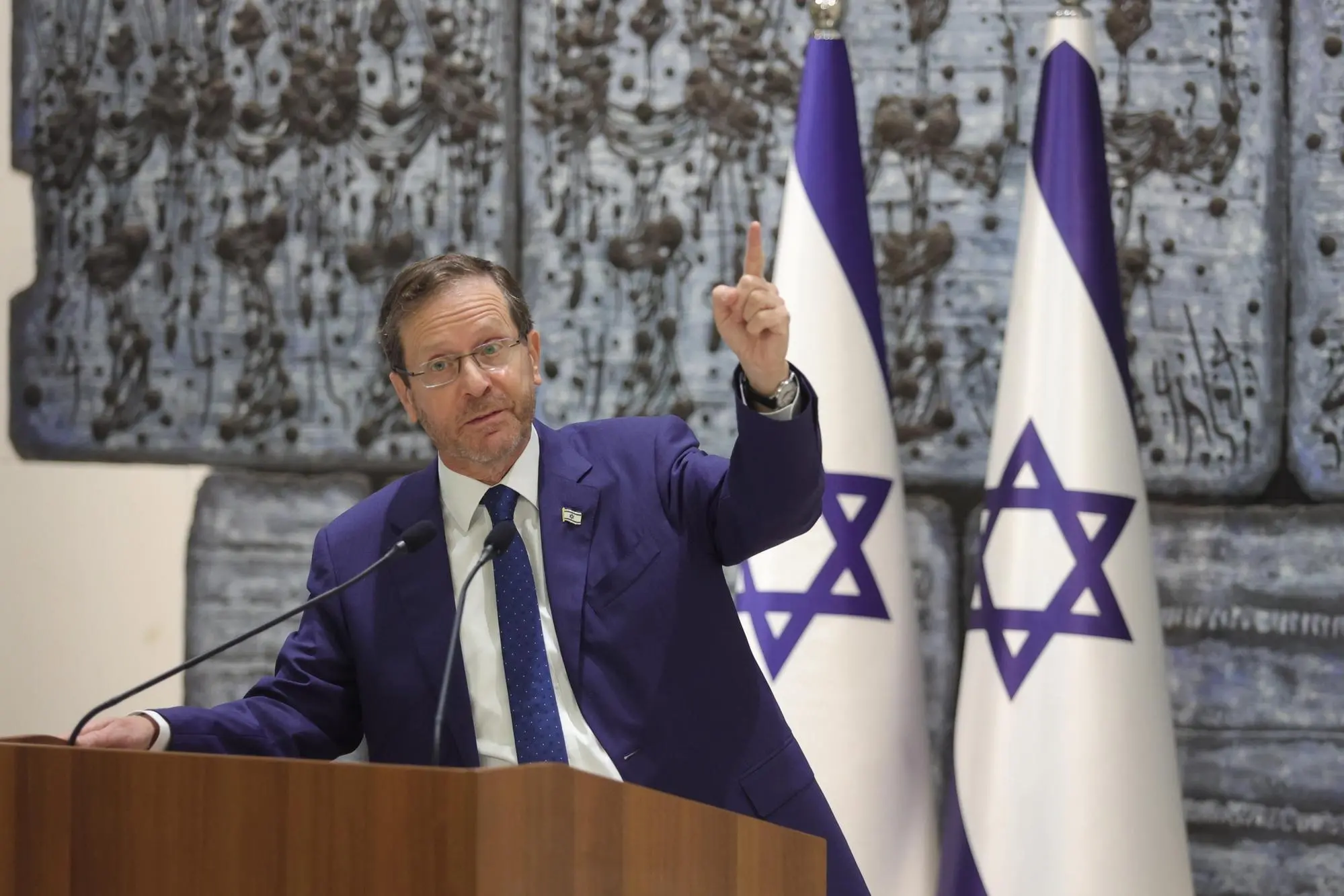 Il presidente israeliano Isaac Herzog