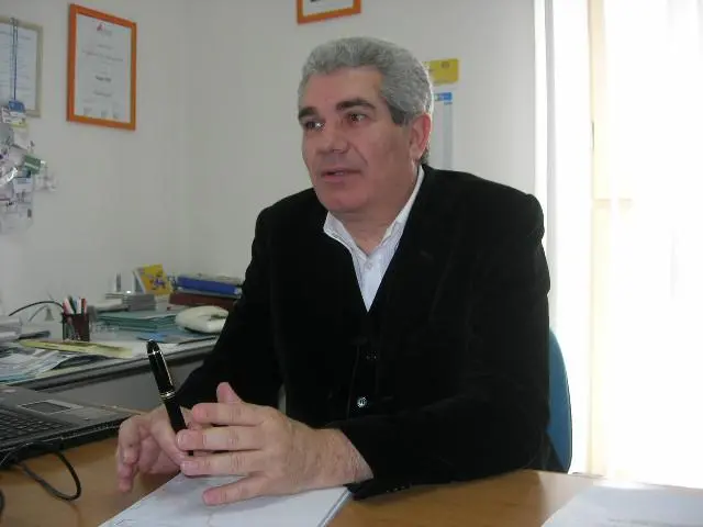Il direttore sanitario dell'ospedale di San Gavino, Sergio Pili (foto Pittau)