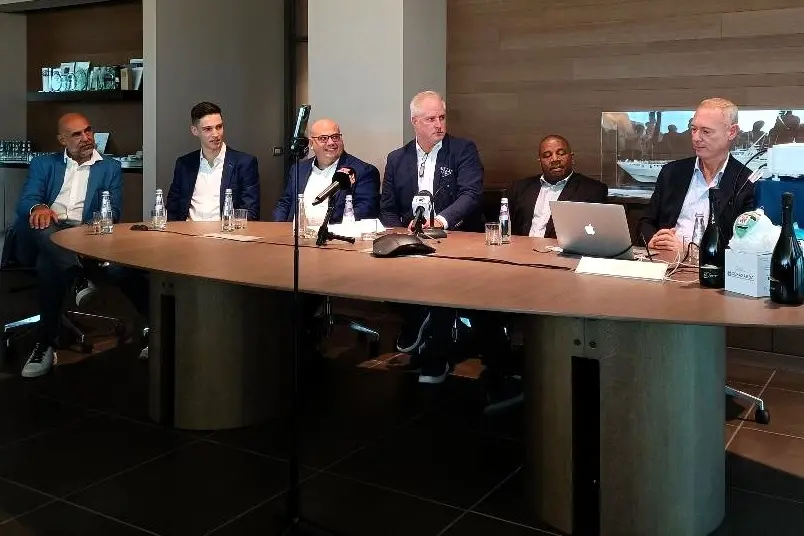 Un momento della conferenza stampa di presentazione di SwissPro (foto Giagnoni)