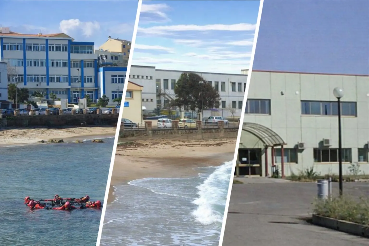 I plessi dell'istituto Paglietti a Porto Torres (foto Pala)