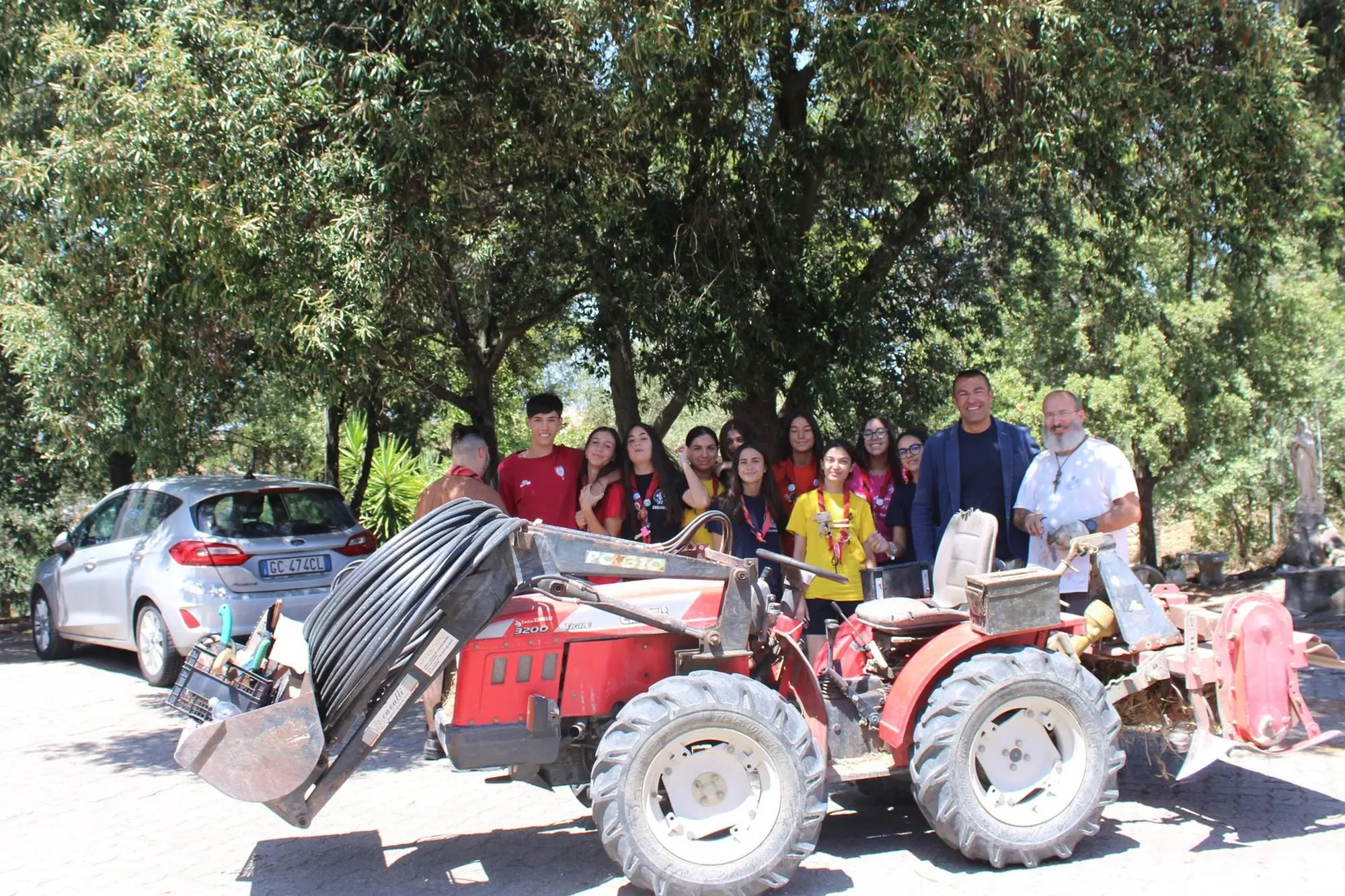 Gli scout ospiti del convento dei Cappuccini a Sanluri
