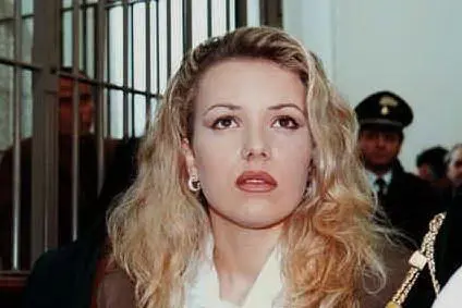 Eva Mikula ai tempi del processo (Ansa)