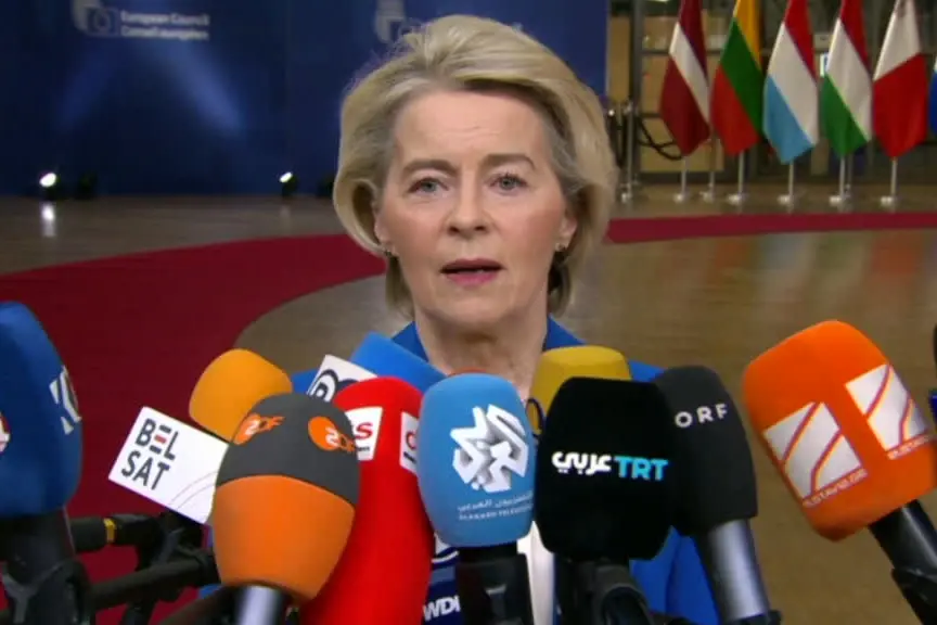 Von der Leyen: non usciremo Consiglio europeo senza soluzione Ucraina